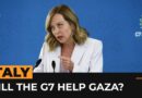 Al Jazeera asks Italian PM how many deaths in Gaza before G7 acts
