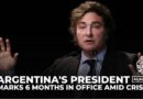 Argentina’s Milei marks six months as president amid economic turmoil