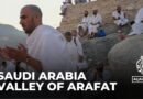 Hajj pilgrimage: Visitors gather in the valley of Arafat