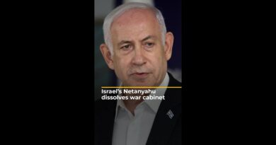 Israel’s Netanyahu dissolves war cabinet | AJ #shorts