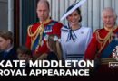UK royal Kate Middleton makes first public appearance since cancer revealed