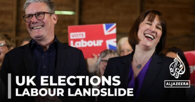 Exit polls suggest a landslide victory for UK’s Labour