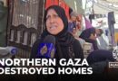 Many Palestinians in northern Gaza have chosen to stay put living near their destroyed homes