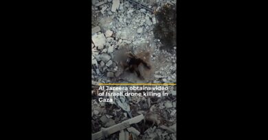 Al Jazeera obtains video of Israeli drone killing in Gaza | AJ #shorts