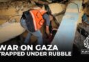 Dozens trapped under rubble after Israeli bombardment in northern Gaza