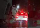 Driver in China survives after concrete block falls on car #shorts