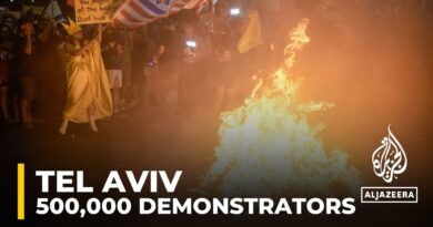 Estimates say 500,000 demonstrators hit the streets of Tel Aviv: AJE correspondent