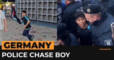 German police chase and detain boy at pro-Palestine rally | Al Jazeera Newsfeed