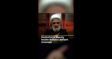 Hezbollah’s deputy leader delivers defiant message | AJ #shorts