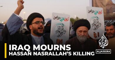 Iraq declares three days of mourning after Nasrallah killing