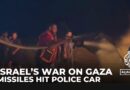 Israeli strikes across Gaza: Missiles hit police car, peace activist’s home