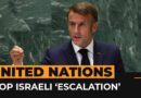 Macron urges end to Israeli ‘escalation’ and Hezbollah rocket fire | AJ #Shorts