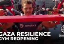 Palestinian resilience: Owner reopens gym after it was hit by Israeli airstrike