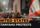 Pro-Palestinian protesters chant outside Netanyahu’s hotel in New York | #AJ shorts