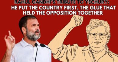 Rahul Gandhi’s Tribute to Yechury: He Put Country First, the Glue That Held the Opposition Together