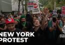 Rallies held against visiting Israeli PM: protesters gather near UN HQ in New York