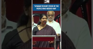 #Shorts | DMK MP Kanimozhi On late CPI (M) leader Sitaram Yechury | INDIA Alliance | Rahul Gandhi