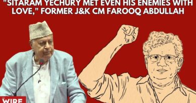 “Sitaram Yechury Met Even His Enemies With Love,” Former J&k Chief Minister Farooq Abdullah