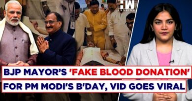 Watch: BJP Mayor Vinod Agarwal ‘Fakes Blood Donation’ On PM Modi’s Bday Celebration | Moradabad