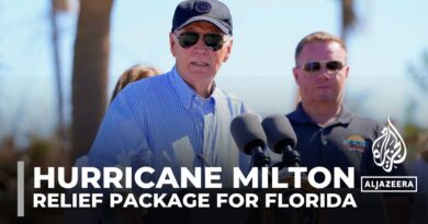 Biden surveys Hurricane Milton destruction in Florida, pledges support