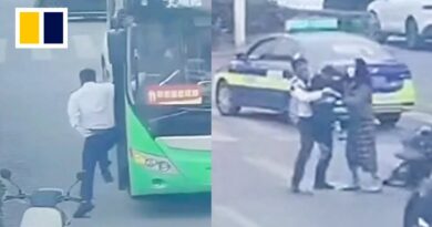 Bus driver pulls over to save choking child in China