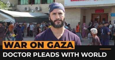 Doctor pleads with world after attack on Gaza hospital grounds | Al Jazeera Newsfeed