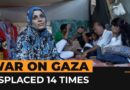 Family forcibly displaced 14 times during Gaza war | Al Jazeera Newsfeed