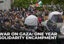 Gaza solidarity encampment on US universities