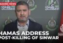 Hamas addresses media for second time since the killing of its leader Sinwar on Wednesday