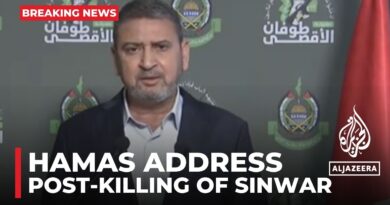 Hamas addresses media for second time since the killing of its leader Sinwar on Wednesday