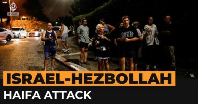 Hezbollah rocket attack on Haifa | Al Jazeera Newsfeed