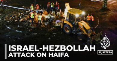 Hezbollah rockets hit Haifa after Israel pounds Beirut