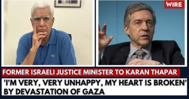 ‘I’m Very, Very Unhappy, My Heart is Broken’ by Devastation of Gaza—former Israeli Justice Minister