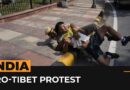 Indian police detain pro-Tibet protesters outside China embassy | AJ #shorts