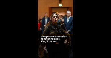 Indigenous Australian senator heckles King Charles | AJ #shorts