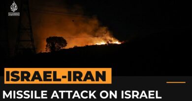 Iran fires dozens of missiles at Israel | AJ #shorts