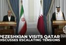 Iran’s president visits Qatar, discusses escalating tensions a day after missile strike on Israel