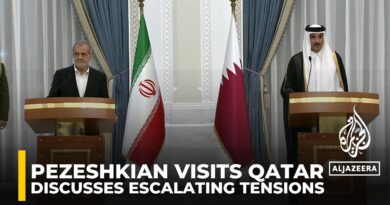 Iran’s president visits Qatar, discusses escalating tensions a day after missile strike on Israel