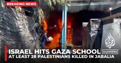 Israel bombs UNRWA school in Jabalia, kills at least 28 and injures dozens