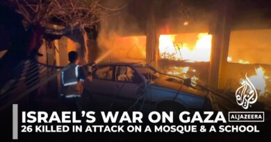 Israel kills 26 in attack on Gaza mosque, school; orders more evacuations