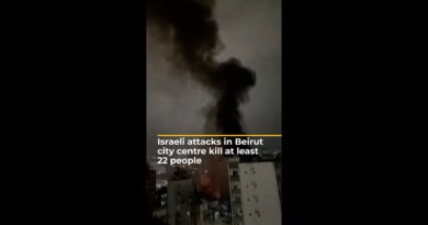 Israeli attacks in Beirut city centre kill at least 22 people | AJ #shorts