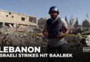 Israeli strikes hit Baalbek, destroying a building near a hospital and forcing patients to evacuate