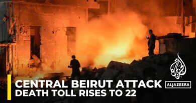 Lebanon says 22 killed and 117 wounded in fresh Israeli strikes on central Beirut