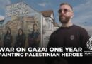 London artists celebrate Palestinian heroes with powerful murals in solidarity