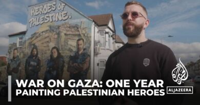 London artists celebrate Palestinian heroes with powerful murals in solidarity