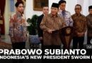 Prabowo vows to fight corruption as he is sworn in as Indonesia’s president