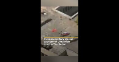 Russian military claims capture of Ukrainian town of Vuhledar | AJ #shorts