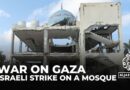 Severe damage at Gaza mosque after deadly Israeli attack