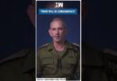 #Shorts | RAdm. Daniel Hagari Reacts to Iran’s Missile Attack on Israel | War | Netanyahu | Tel Aviv