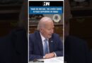 #Shorts | US President Joe Biden Reacts to Iran’s Missile Attack on Israel | TelAviv | Tehran | War